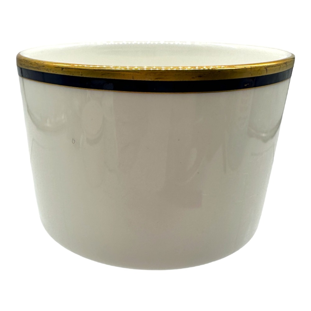 Kate Spade Lenox Library Lane Navy Teacup Cup White Gold Bone China Replacement - Picture 3 of 11
